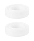 2 Pcs MR137 Full Ceramic ZrO2 Ball Bearings 7x13x4mm for optical instruments and machinery, shown in white material close-up.