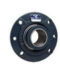 ZMC2112 Beefy Normal-Duty Cartridge Block With Single Set Collar And Setscrew Locking Collar, Metal Clearance Seals, Front View