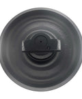 Top view of Zoomwintrack 08811-31300 Rear Track Idler fits Takeuchi TL12R2, black replacement wheel