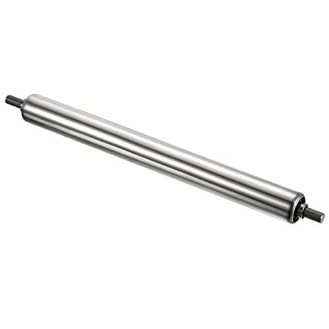 Gravity Conveyor Roller 1" Diameter 10" inch Long Stainless Steel - VXB Ball Bearings