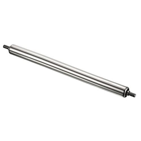 Gravity Conveyor Roller 1" Diameter 12" inch Long Stainless Steel - VXB Ball Bearings