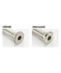 Comparison of SSHS-HB and unprocessed 10-Pack Made in Japan SSHS-M3-6-HB NBK Socket Head Cap Screws - Special Low Profile - Head Shot Blast