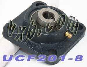 1/2 Lager UCF-201-8 + Lager mit quadratischem Flansch und Gussgehäuse - Lager online kaufen - Schneller US-Versand