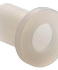 1/4" ID x .312 OD. Weiße Nylonbuchse mit Flansch - Lager online kaufen - Schneller US-Versand