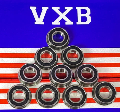 10-Pack Flanschlager 2RS 8x16x5mm - Sealed - Miniatur - Lager online kaufen - Schneller US-Versand