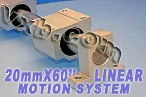 20mm Linearwelle 60 lang w Schlitteneinheiten & 2 Wellenunterstützungen - Lager online kaufen - Schneller US Versand
