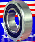 SR16-2RS Sealed Bearing 1" x " x " Kugellager, dargestellt auf einem farbenfrohen Hintergrund, der sein Design und seine Eigenschaften zeigt.