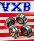 4-Pack 3/8'' Roller mit V-Nut – Sealed – Lager online kaufen – schneller Versand innerhalb der USA