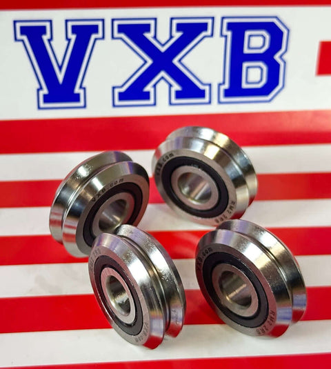 4-Pack 3/8'' Roller mit V-Nut – Sealed – Lager online kaufen – schneller Versand innerhalb der USA