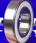 6902-2TS Bearing 15x28x7mm Sealed - PTFE seals, side view showing metal finish and design details.