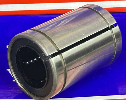 25mm Adjustable Ball Bearing/Bushing Linear Motion, close-up view of steel body, perfect for CNC use, showing double-sealed design.