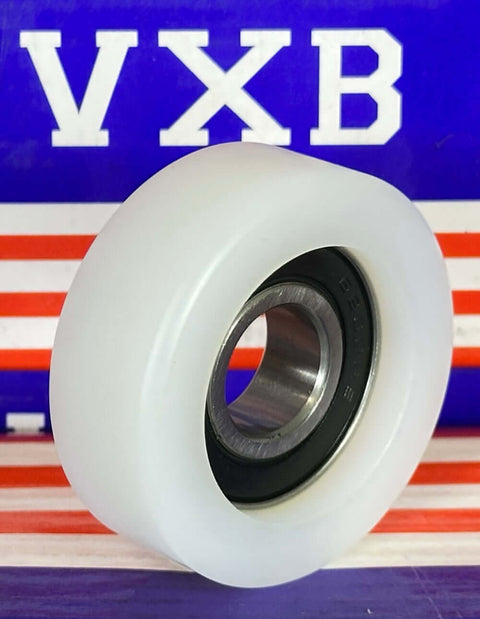 Lager mit 15mm Bohrung - 49mm Nylon-Reifen 15x49x18mm