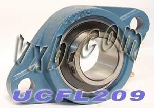 45mm Lager UCFL209 + 2-Bolzen Flansch Gussgehäuse montiert Lager - Lager online kaufen - Fast US Shipping