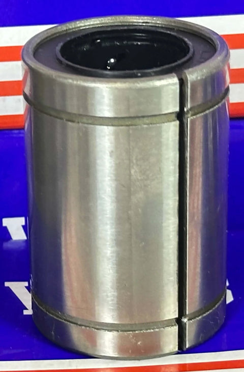 25mm Adjustable Ball Bearing/Bushing Linear Motion in stainless steel, double sealed for CNC use, front view