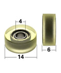 4x14x6mm mit Roller – 14mm – Lager online kaufen – Schneller Versand innerhalb der USA