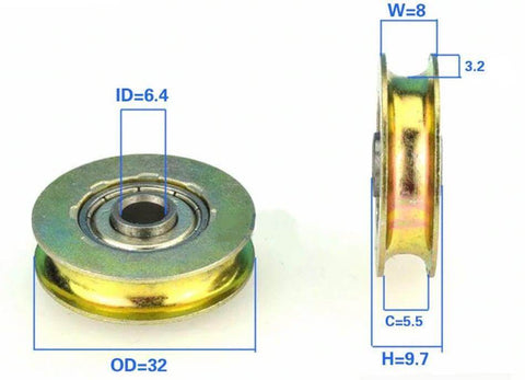 4mm ,4mm – 32mm  Roller  6.4x32x8mm  Lager online kaufen – Schneller Versand innerhalb der USA