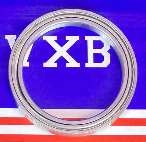 6809ZZ Bearing 45x58x7mm Shielded Ball Bearing front view showcasing chrome steel and dual shields.