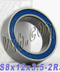 8x12 Sealed Bearing 8x12x3.5 Stainless Steel Miniature - Lager online kaufen - Schneller US-Versand
