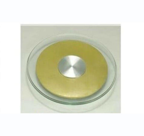 Kommerzieller Lazy Susan aus Glas - Passend für 8-10-Fuß-Tische - Hochbelastbare 360°-Drehung - Leichtgängiges Design.