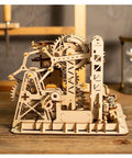 DIY 3D Puzzle Holz Zahnrad Achterbahn manuell betriebenes Spielzeug Kit 42Q - Bearings online kaufen - Schneller Versand