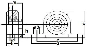 FHSPW207-35mmG Pillow Block Gusseisen 35mm Lager - Lager online kaufen - Schneller US Versand