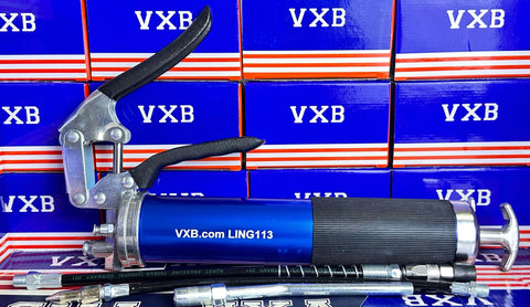 GREASE GUN LING 113 Blue Heavy Duty Grease Gun Pump Pistol Manual Grip Grease Gun Set - Bearings online kaufen - Fast US Shipping