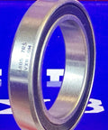 Premium 6805-2RS Bearing 25x37x7mm Sealed Ball Bearing in lateral view showcasing chrome steel construction.