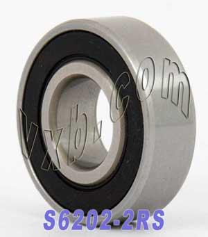 S6202-2RS Stainless Steel  15x35x11mm - Sealed - Lager online kaufen - Schneller US-Versand