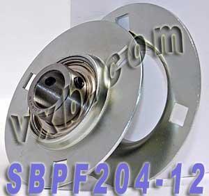 SBPF204-12 3/4" inch 3-Bolzen Flanschlager - Gepresster Stahl - Lager online kaufen - Schneller US-Versand
