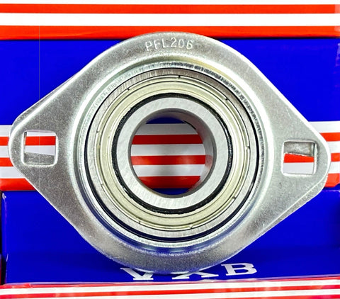 SBPFL206-18 Pressstahllager 2-Bolzen 1-1/8" mit Flansch - Lager online kaufen - Schneller US-Versand