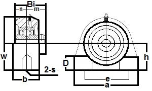 SSUCPAS209-27 Stainless Steel Gewindesockel 1 11/16 Einbaulager - Lager online kaufen - Schneller US-Versand