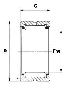 TAF91616 roller 9x16x16 Miniaturlager – bearbeiteter Typ – Lager online kaufen – schneller Versand innerhalb der USA