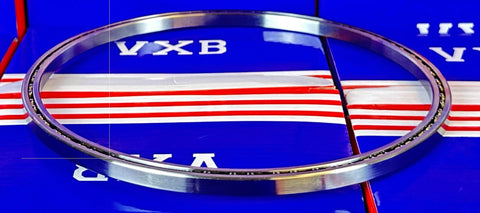 VA055CP0 Thin Section Bearing 5-1/2" x 6" x 1/4" inch displayed on a blue background.