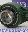 Rodamiento 1-1/2" UCFL-208-24 + Rodamiento de 2 pernos con brida montado en la carcasa - Comprar rodamientos online - Envío rápido EEUU