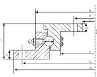 1 Ton Heavy Duty 20 inch Diameter Commercial Turntable Bearing - Compre Rodamientos en línea - Envío Rápido EE.UU.