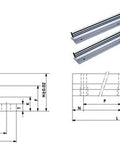 12mm x 2000mm (78.74inch) Sistema de Guías de Carril Soportadas Linear Motion - Comprar Rodamientos online - Envío Rápido EEUU