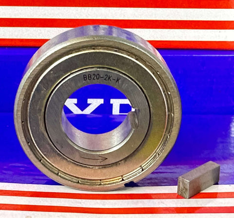 BB20-2K-K  RodamientoOne-Way Escudo Rueda Libre Sprag Embrague - Un Anillo Interior Chaveta - Comprar Rodamientos online - Envío Rápido EEUU