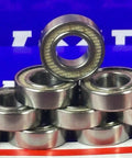 10-Pack Sealed Miniature Bearings 688-2TS 8x16x5 - PTFE Seals stacked on display