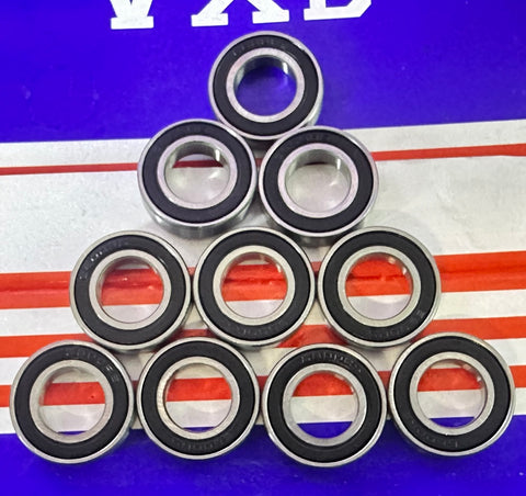 10-Pack Rodamientos Premium 2RS 10x19 Sealed 10x19x5 - Comprar Rodamientos online - Envío rápido EEUU