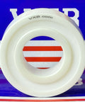 Rodamiento de Bolas Sealed Cerámico 6205-2RS ZrO2 25x52x15mm de VXB con jaula de PTFE blanco.