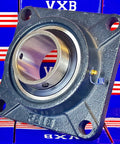 2 7/16inch Bearing UCF212-39 + 4-Bolt Flanged Housing Mounted - Comprar Rodamientos en linea - Envío Rapido EEUU