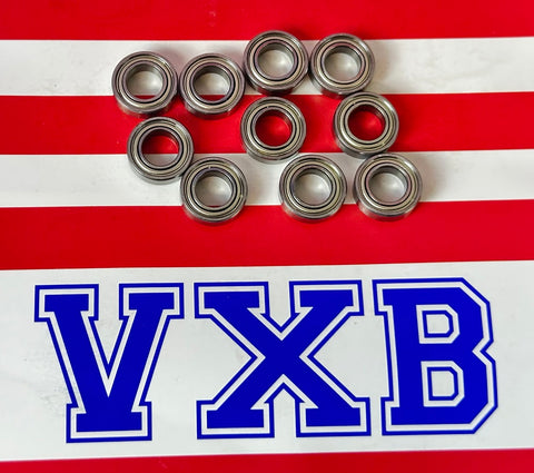 10-Pack Rodamientos 7x13mm - Rodamiento Miniatura Shielded 7x13x4mm - Comprar Rodamientos online - Envío Rápido EEUU