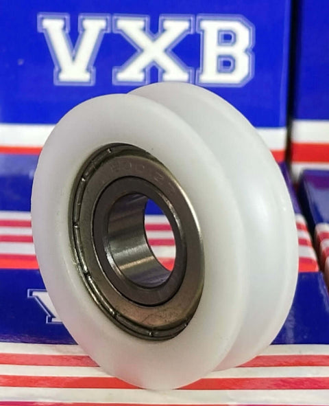 Rodamiento 12mm - Roller con ranura en U y polea 38mm  12x38x11mm