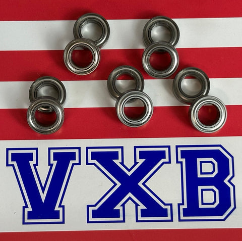 10-Pack rodamientos de Stainless Steel  Shielded  8x14x4mm