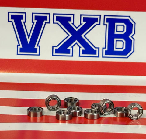 10-Pack 5mm Bore Stainless Steel Shielded Miniature Bearing - Comprar Rodamientos en linea - Envío Rapido EEUU