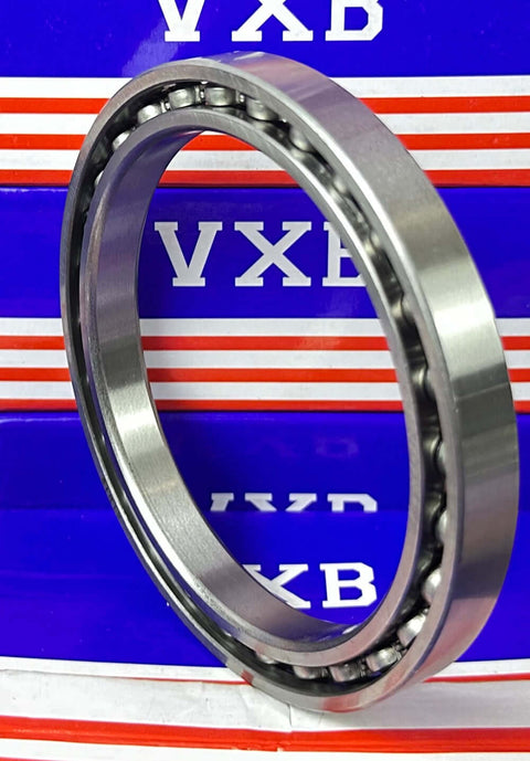 6819 Bearing 95x120x13 Open side view showing chrome steel construction and deep groove design.