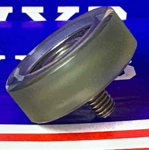 PU17x50x18-2RS L12 Rodamiento de goma blanda - Roller  M10  Roller anillo exterior de poliuretano y M10 .