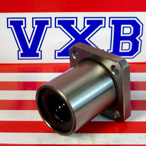 16mm Square Flanged Bushing Linear Motion Bearing LBK16UU LMK16UU - Comprar Rodamientos online - Envío Rápido EEUU