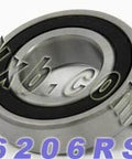 Rodamiento 6206RS  30mm x 62mm x 16mm - Comprar Rodamientos online - Envío Rápido EEUU