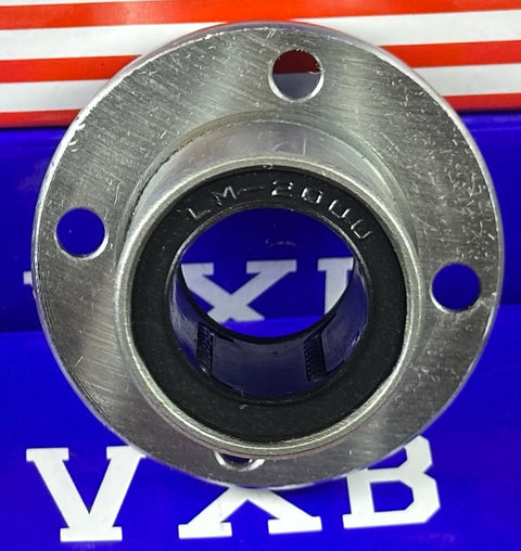 20mm Round Flanged Bushing Linear Motion LBF20UU - Comprar Rodamientos online - Envío rápido